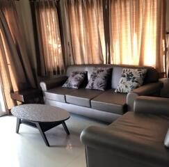 Living room with sofa and coffee table