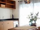 Cozy kitchen with dining area