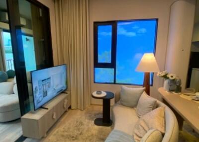 1-BR Condo at Cobe Ratchada-Rama 9 near MRT Huai Khwang