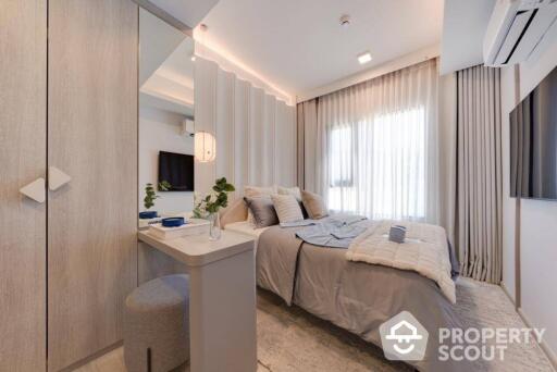 1-BR Condo at Cobe Ratchada-Rama 9 near MRT Huai Khwang