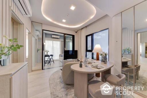 1-BR Condo at Cobe Ratchada-Rama 9 near MRT Huai Khwang