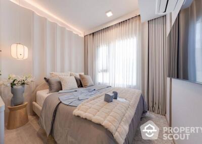 1-BR Condo at Cobe Ratchada-Rama 9 near MRT Huai Khwang