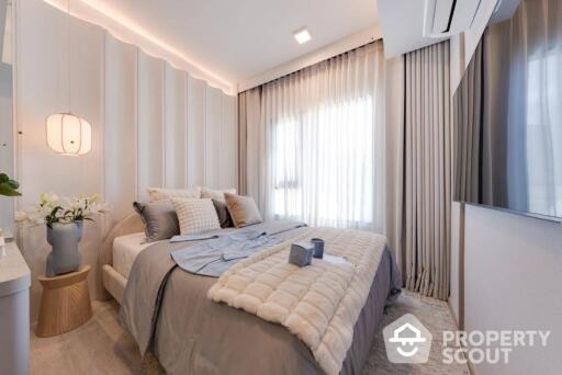 1-BR Condo at Cobe Ratchada-Rama 9 near MRT Huai Khwang