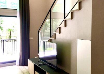 1-BR Duplex at Blossom Condo @ Sathorn-Charoenrat near BTS Surasak