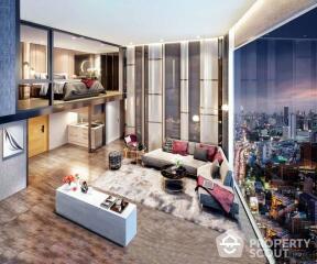 1-BR Condo at Soho Bangkok Ratchada near MRT Huai Khwang