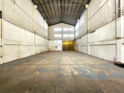 Spacious and well-lit warehouse interior