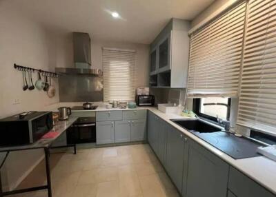 Modern kitchen with appliances and ample counter space