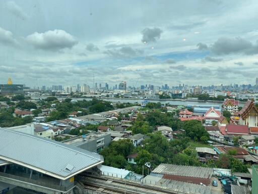 View of cityscape from high-rise building