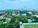 Cityscape view from high-rise building