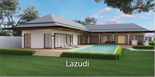 PALM HILLS HOMES (OFF-PLAN) : 3 bed luxury pool villa on golf course