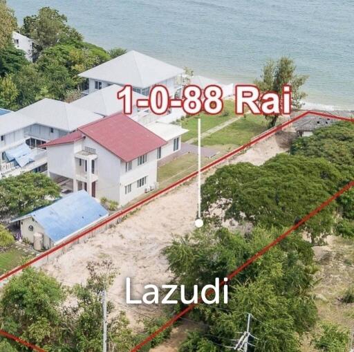 Land for Sale by the Beach in Hua Hin Area : 1-0-88 Rai