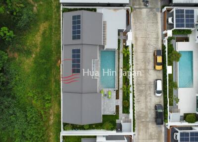 Solid 3 Bedroom Tropical-Modern Style Pool Villa by Award Winning Developer Close to Pineapple Valley Golf in Hua Hin for Sale (Newly Completed, Fully Furnished)