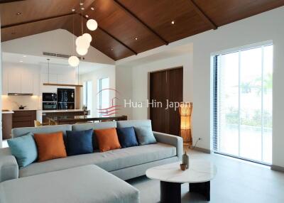 Solid 3 Bedroom Tropical-Modern Style Pool Villa by Award Winning Developer Close to Pineapple Valley Golf in Hua Hin for Sale (Newly Completed, Fully Furnished)