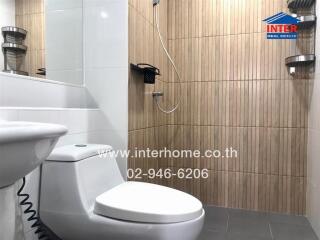 Bathroom with shower and toilet