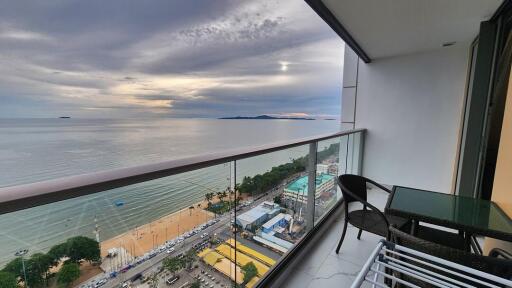 Balcony with ocean view