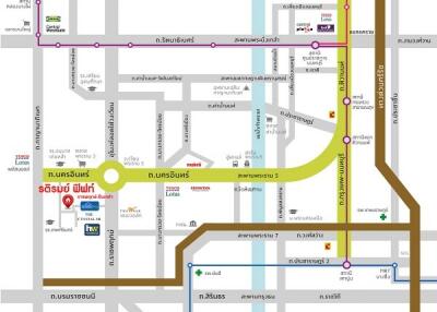 Map showing the location of the property and surrounding amenities