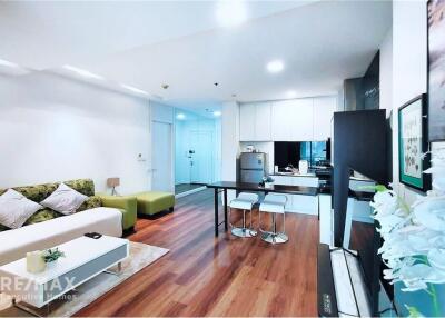 For Rent: Spacious 2-Bedroom Condo at Nusasiri Gra, 1 Min Walk to BTS Ekkamai