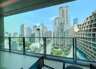 Balcony with a city view