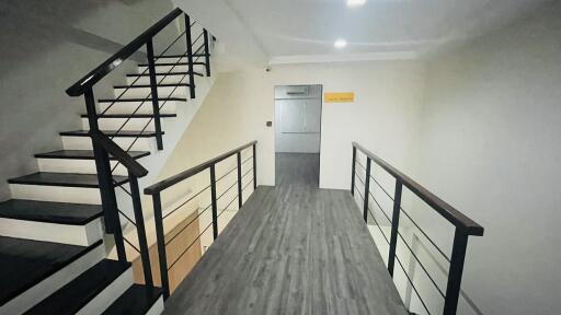 Staircase and hallway in modern building