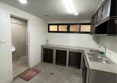 Spacious kitchen with modern amenities