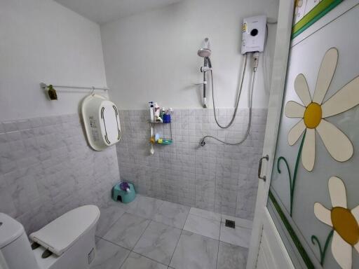 Bathroom with modern amenities