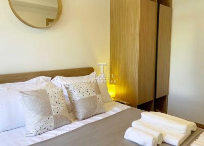 Stylish bedroom with modern decor and comfortable setup