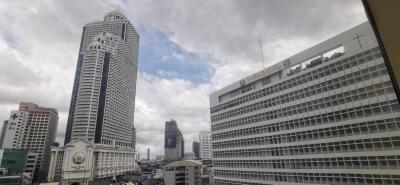 View of the city with high-rise buildings