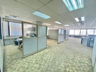 Open office space with cubicles