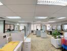 open plan office space