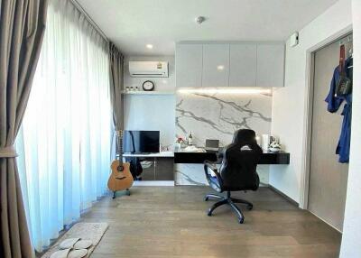 modern home office with desk and chair