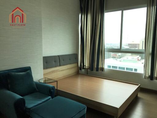 Bedroom with window and furniture