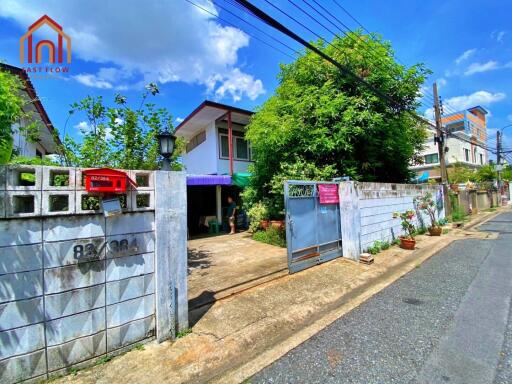 Exterior view of residential property with garden