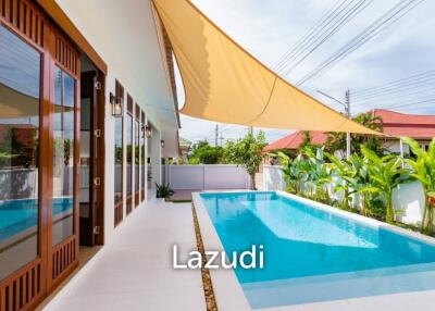 Modern 3 bed pool villa Soi 102, close to downtown