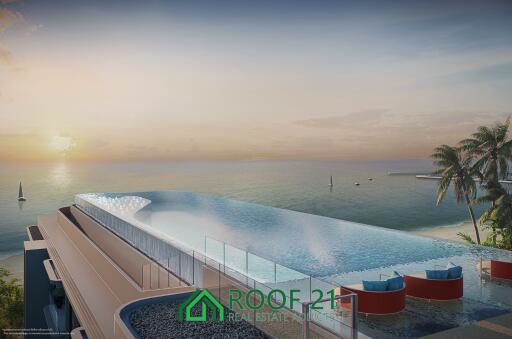 New Project Exclusive Penthouse Low-Rise Condo Beachfront in Na Jomtien Pattaya Prime location in Jomtien amidst the largest development boom