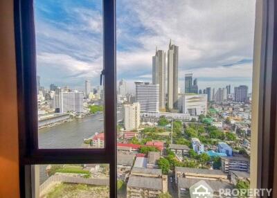 1-BR Condo at Ban Chao Phraya Condo near MRT Hua Lamphong