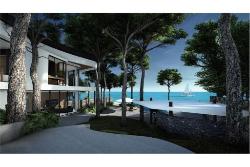 Luxury 3-bedroom Beachfront Pool Garden Villa for Sale