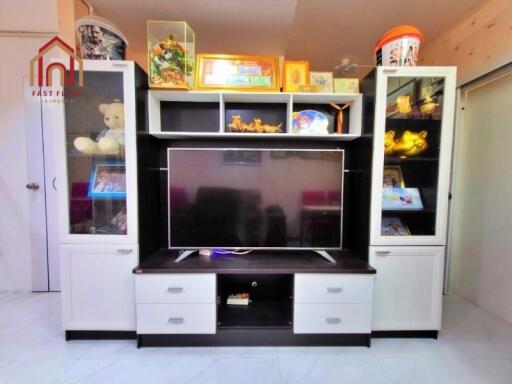 Modern living room with entertainment unit