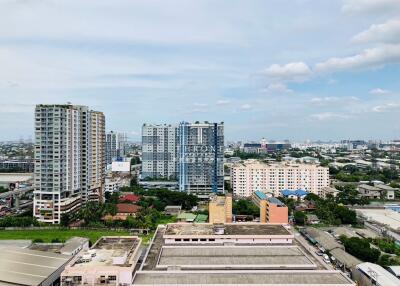 cityscape view with residential buildings