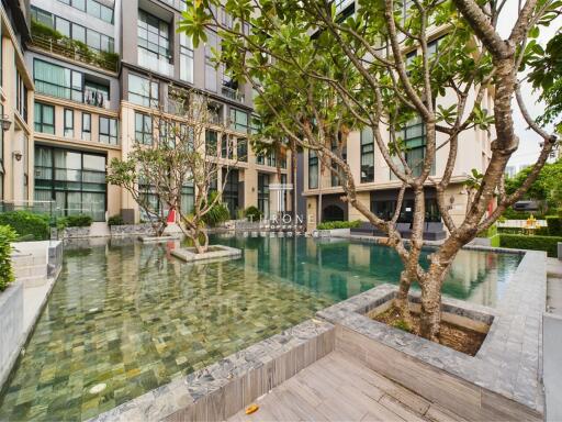 Modern condominium with outdoor swimming pool