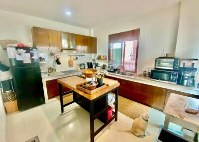 Modern kitchen with appliances and central island