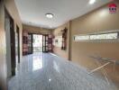 Spacious living room with natural light