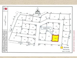 Detailed plot map with property highlighted