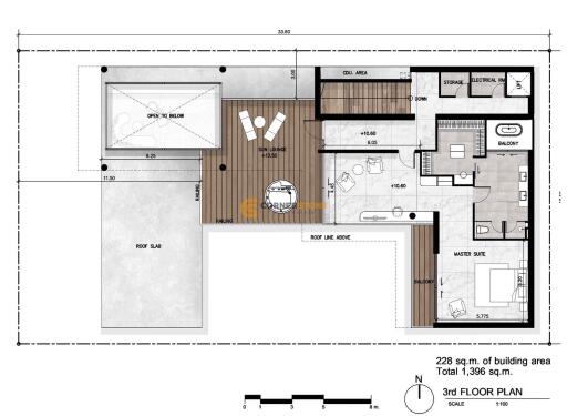 บ้านหลังนี้มี 6 ห้องนอน  อยู่ในโครงการชื่อ Majestic Residence  ตั้งอยู่ที่ พระตำหนัก