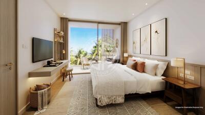 2 Bedroom Condominium Thai chic design nearby Bangtao beach