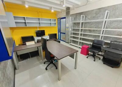 Spacious office with modern furnishings
