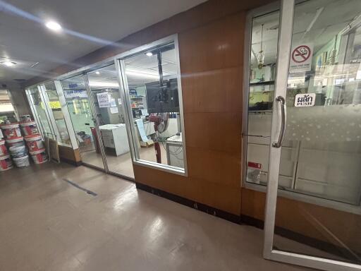 Entrance to office space with glass doors