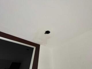 Ceiling with a hole