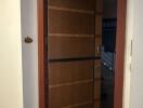 Front wooden door of apartment number 200