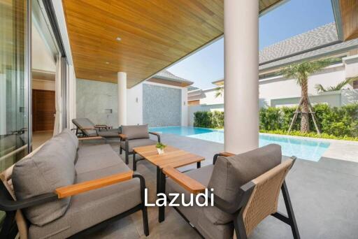 4-Bedrooms Modern Luxury Pool Villa in Bangtao For Rent