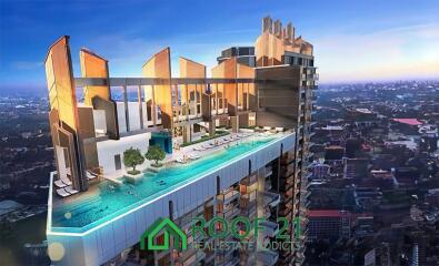 Pre-Sale Opportunity: 1-Bedroom Condo with Stunning Beach View in New High-Rise of Jomtien, Pattaya